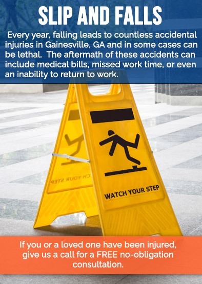 Slip and Falls-Gainesville, GA
