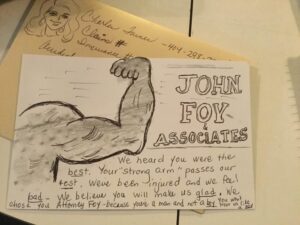 An Artistic Testimonial from Another Satisfied Client!