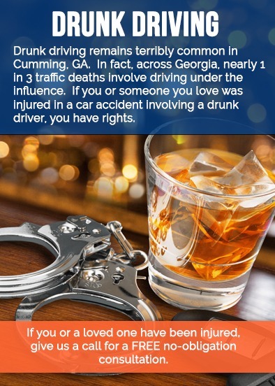 Cumming Drunk Driving Victim Accident Lawyer