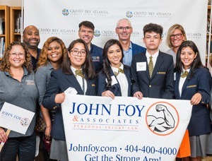 John Foy & Associates is a proud Corporate Work Study Partner with Cristo Rey Atlanta Jesuit High School