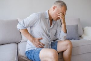 Lower Abdominal Pain Long After Car Accident