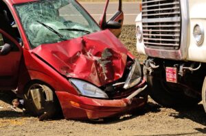 Columbus Construction Truck Accident Lawyers | John Foy & Associates construction truck collides with car