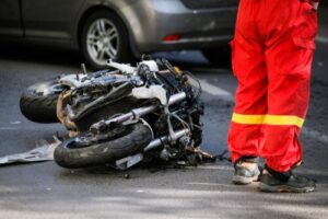 Athens Motorcycle Accident Attorneys | John Foy & Associates emergency personnel at the scene of a motorcycle accident