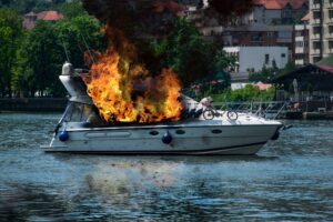 Boat explodes on lake lanier while refueling
