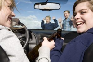 Augusta Drunk Driving Victim Accident Lawyers | No Upfront Fee drunk teens behind the wheel about to hit children crossing street