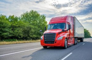 Morrow Truck Accident Lawyers | John Foy & Associates truck speeds along road