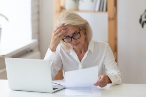 grieving spouse deals with bills