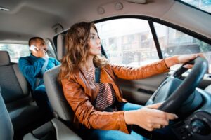 Uber Accident Lawyer in LaGrange | Free Consultations female uber driver