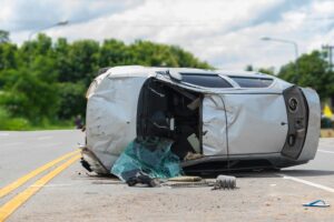Fatal Car Accident Lawyers In Marietta | John Foy & Associates overturned car