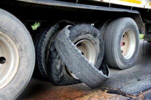 Truck Accident Lawyer in Riverdale | Free Consults truck with one tire off