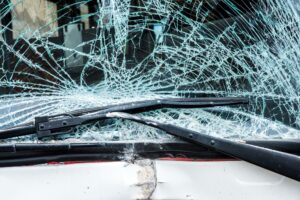 Bus Accident Lawyer in Johns Creek | Free Consults bus with cracked windshield