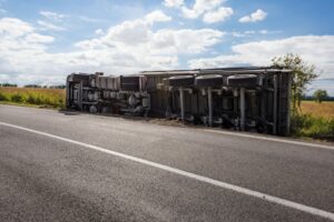 Fatal Truck Accident Lawyer in Macon | Free Consults overturned tractor-trailer