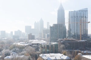 snow in Atlanta
