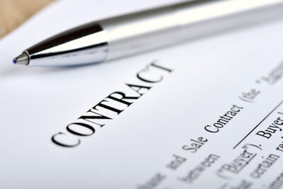Close up on insurance contract scaled