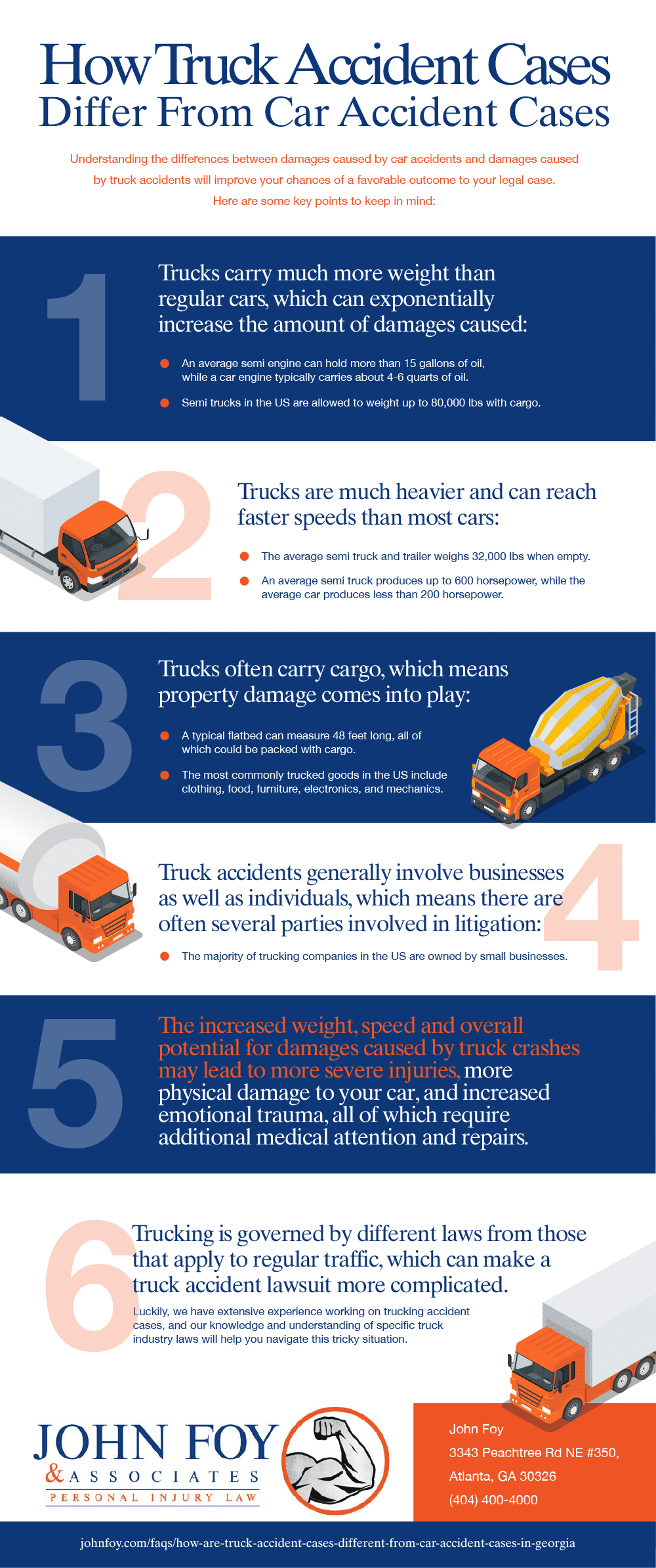 Johnfoy how truck accident cases differ from car accident cases