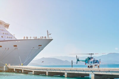 Helicopter take off from emergency in a cruise ship on a pier. Who pays for medical evacuation from a cruise ship?
