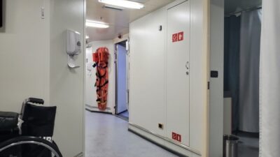 Maintenance & Cure Claim for a Cruise Ship Work Injury A cruise ship medical center where you can file a maintenance and cure claim for a cruise ship work injury.