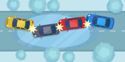 Biggest Vehicle Pileups in Georgia History | John Foy & Associates An illustration of a large vehicle pileup in Georgia.